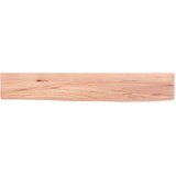  Zidna polica svjetlosmeđa 60 x 10 x 2 cm od obrađene hrastovine | shoptok.hr