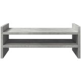  Stalak za monitor siva boja betona 50x27x20cm konstruirano drvo | shoptok.hr