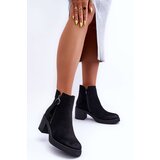 Boto Women's Classic Limoso Black Suede Boots | shoptok.hr