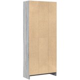 vidaXL Knjižna omara siva sonoma 60x24x143 cm inženirski les | Shoptok.si