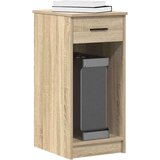 vidaXL Tower stalak za računalo s ladicom boja hrasta 35x45x77 cm | shoptok.hr