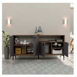 Hanah home artemis 1644 walnutanthracite console | ePonuda.com