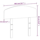  Uzglavlje 75 cm od masivne borovine | shoptok.hr