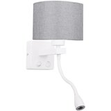  LED fleksibilna svetiljka POLO 1xE27/40W+LED/2W 230V bela | Eponuda.com