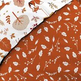 Douceur d intérieur Bijela/boja terakote pamučna dječja posteljina za krevet za jednu osobu 140x200 cm Roxy – | shoptok.hr