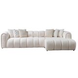 Atelier Del Sofa ugaona garnitura n line right white | Eponuda.com