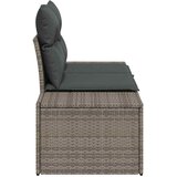  Vrtni kauč s jastukom Siva 184 x 62 x 69 cm poliratan | shoptok.hr