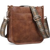 INF Elegantna torba iz PU usnja za ženske: torba za čez ramo Brown, (21781470) | Shoptok.si