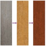  Vrtni zidni ukras 105 x 55 cm od čelika COR-TEN s uzorkom lišća | shoptok.hr