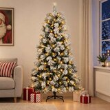  Umjetno božićno drvce s kuglicama 300 LED lampica | shoptok.hr