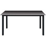 vidaXL 7-dijelni vrtni blagovaonski set od poliratana s jastucima crni | shoptok.hr