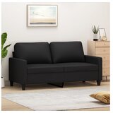 vidaXL Dvosed črna 140 cm umetno usnje Cene