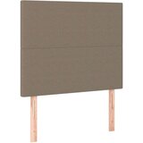  Posteljni okvir z vzglavjem taupe 100x200 cm blago, (20902531) | Shoptok.si