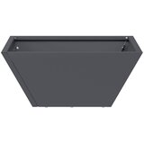  Vrtna saksija Antracit 35 x 35 x 15 cm Čelična vrata | shoptok.hr