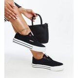 Cross Jeans Black women's sneakers with thick soles | shoptok.hr