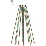  Svjetla za drvce 500 LED šarena 500 cm unutarnja-vanjska | shoptok.hr