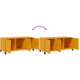 vidaXL TV omarica gorčično rumena 100,5x39x43,5cm hladno valjano jeklo | Shoptok.si