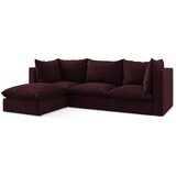 Makamii Bordo rdeča kotna sedežna garnitura (levi kot/z ležalnikom) Manao – | Shoptok.si