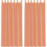 Voile zavjese s petljama 2 kom terakota 140x225 cm | shoptok.hr