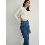 Reserved - Bluza od viskoze - boja kože | shoptok.hr