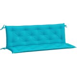  Jastuci za vrtnu klupu 2 kom tirkizni 150x50x7 cm od tkanine | shoptok.hr