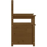  Klupa smeđa boja meda 112,5x51,5x96,5 cm od masivne borovine | Eponuda.ba