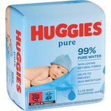 Huggies Pure čistilni robčki 3x56 kos Cene