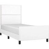  Okvir za krevet s uzglavljem bijeli 80 x 200 cm od umjetne kože | shoptok.hr