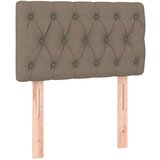  Box spring postelja z vzmetnico taupe 80x200 cm blago, (20895651) | Shoptok.si