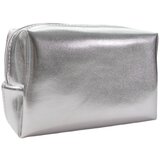 INF Srebrna kvadratna torba iz PU usnja, elegantna in kompaktna, (21644257) | Shoptok.si