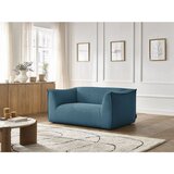 Bobochic Paris Modra sedežna garnitura iz rebrastega žameta 170 cm Giorgia – | Shoptok.si