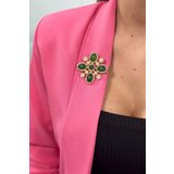 Kesi Floral brooch 2 green | ePonuda.com