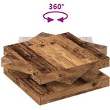vidaXL Stol za kavu rotirajući za 360 stupnjeva staro drvo | shoptok.hr