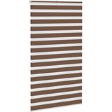 Zebra zavjesa Smeđa 135x230 cm Širina tkanine 130,9 cm Poliester | shoptok.hr