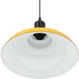 VISILICA podesiva po visini E27 sjajno žuta Ø 31 cm metal | shoptok.hr