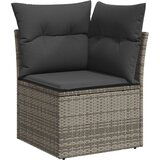  Set od 11 komada vrtne blagovaonske garniture s jastučićima sivi poli ratan akacija | shoptok.hr