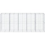  Gabionska košara s poklopcem 500x100x200 cm pocinčano željezo | shoptok.hr