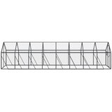  Kavez za ptice antracit 1,79x8x1,85 m aluminijski | shoptok.hr