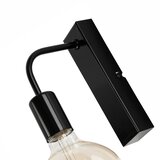  Zidna svetiljka ASTRID 1xE27/60W/230V u sjajnoj crnoj boji | Eponuda.com