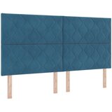 Krevet s madracem i skladištem Tamno plava 180 x 200 cm Baršun | shoptok.hr
