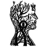 Opviq Tree Man 1 Zidna lampa, Crna
