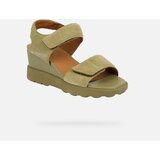 Geox Khaki Women's Wedge Shoes Spherica EC6 - Ladies | Shoptok.si
