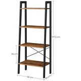  Regal za knjige NAVARO braon/crna | Eponuda.com
