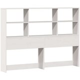 vidaXL Knjižna postelja brez vzmetnice bela 180x200 cm trdna borovina | Shoptok.si