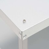  Pečica za dimljenje z mizo galvanizirano jeklo, (20722855) | Shoptok.si