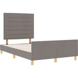  Krevetna konstrukcija taupe 120x200 cm od tkanine | shoptok.hr