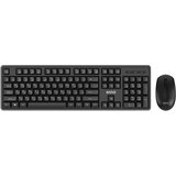 Marvo Office WS005 brezžični komplet slovenske tipkovnice in miške črne barve | Shoptok.si