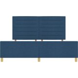  Krevetna konstrukcija s uzglavljem Plava 180 x 200 cm tkanina | shoptok.hr