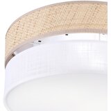  plafonsko svetlo sirja double boho 2xE14/15W/230V, prečnik 35 cm, bež/bela | Eponuda.com