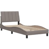  Okvir za krevet bez madraca Hanko smeđesivi 90x190cm od tkanine | Eponuda.com